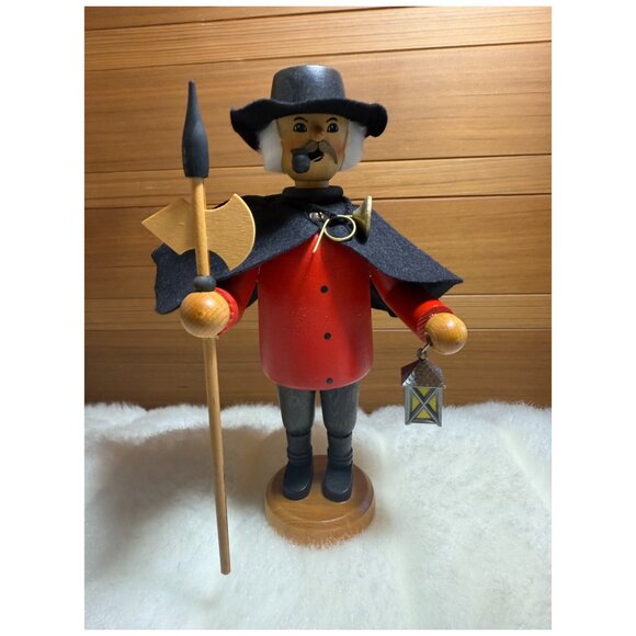 ECHT ERZGEBIRGE Night Watchman Incense Smoker 8" Kuhnert Original Erzgebirge